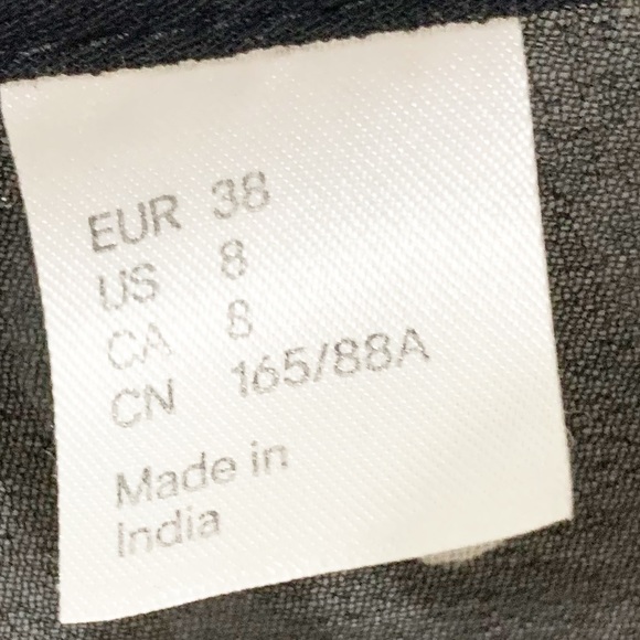 Divided by H&M Polka Dot Sleeveless Rounded Collar Fully Lined Dress Black White - Picture 10 of 12